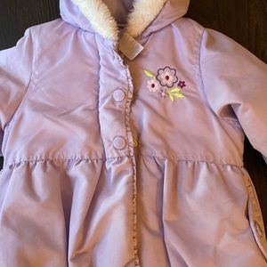 Carter’s Girls Purple Winter Jacket. 12 Months